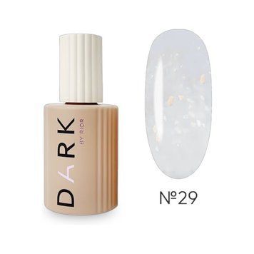 Камуфлююча база DARK PRO Base Potal 29 білий з золотими вкрапленнями фольги, 15 мл DPB2915 фото