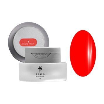 Гель-фарба для омбре SAGA Professional Ombre Paint №03, червона, 5 г OmP-03 фото