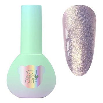 Гель-лак YOU ARE CUTE Color 106 лавандовий світловідбиваючий, 5 мл YAC106 фото