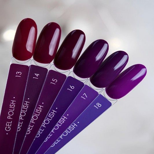 Гель-лак Dark Gel Polish №14 темна фуксія, 6 мл DGP1406 фото