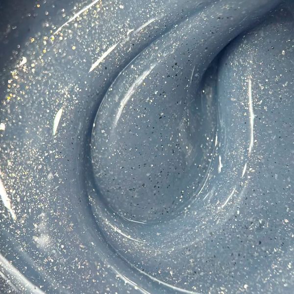 Гель для нарощування LUNAmoon Shimmer gel 07 блакитний з шимером, 15 мл GSLUNA07 фото