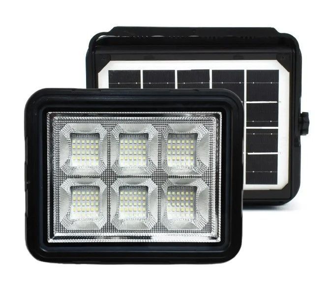 Потужний акумуляторний прожектор на сонячній батареї Solar lighting system GD-2207A POVER4 фото