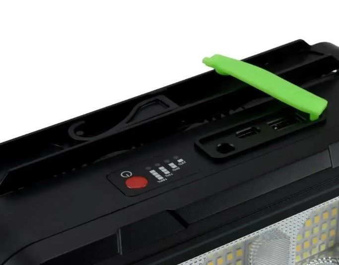 Потужний акумуляторний прожектор на сонячній батареї Solar lighting system GD-2207A POVER4 фото