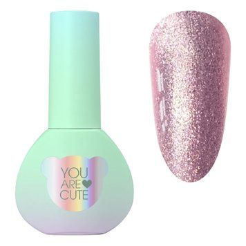 Гель-лак YOU ARE CUTE Color 108 рожевий світловідбиваючий, 5 мл YACC108 фото