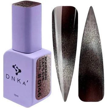 Гель-лак DNKa' Gel Polish Bohemian Cat Eye №146 винна слива з шимером, 12 мл DNKa146 фото