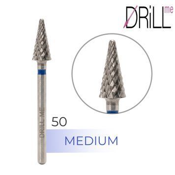 Фреза твердосплавна DRILL ME №50 Конус заокруглений 6 мм, синя насічка DRILLME50 фото