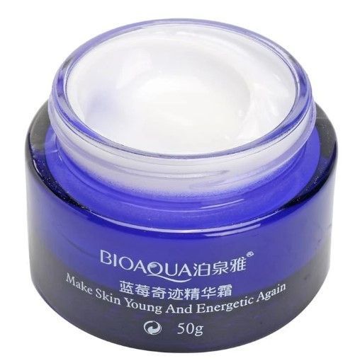 Увлажняющий крем для лица Bioaqua Blueberry Essence Cream с экстрактом черники, 50 г KOS27 фото