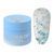 Гель для нарощування LUNAmoon Flower Gel №03, молочний із зелено-блакитними сухоцвітами, 15 мл FGLM03 фото