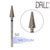 Фреза твердосплавна DRILL ME №50 Конус заокруглений 6 мм, синя насічка DRILLME50 фото
