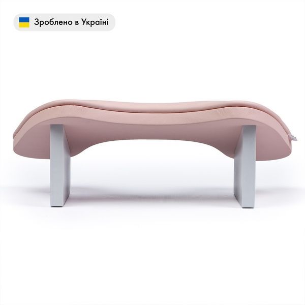 Комфортний підлокітник (підставка) рожевий, на дерев'яних ніжках POD12 фото