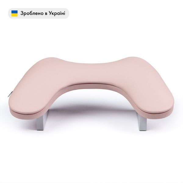 Комфортний підлокітник (підставка) рожевий, на дерев'яних ніжках POD12 фото