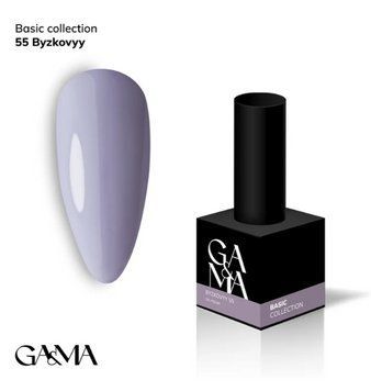 Гель-лак GA&MA Базова колекція 055 бузковий, 10 мл GAMA55 фото