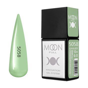 Гель-лак MOON FULL Amazing Color Gel polish №5058 оливковий, 12 мл AMFC5058 фото
