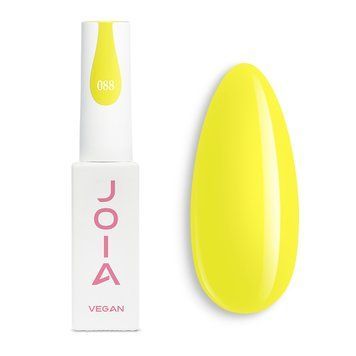 Гель-лак JOIA vegan 088, 6 мл, яскраво-жовтий JV088 фото