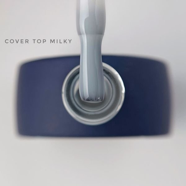 Топ без липкого шару TOUCH Cover Top Milky молочний, 13 мл TCT07 фото