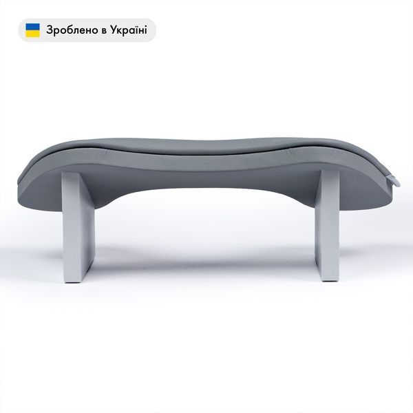 Комфортний підлокітник (підставка) сірий, на дерев'яних ніжках POD13 фото