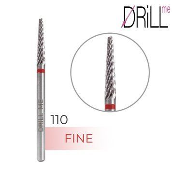Фреза твердосплавна DRILL ME №110 Голка 2.3 мм, червона насічка DRILLME110 фото
