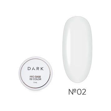 Камуфлююча база DARK PRO Base 02 холодний молочний, 5 мл DPRO0205 фото