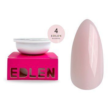 Змінний картридж (рефіл) Edlen Builder gel №4, рожевий, 30 мл REFEDB0430 фото