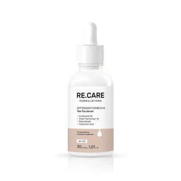 Антиоксидантная сыворотка с комбучей RECARE Antioxidant Kombucha Tea Tox Serum, 30 мл REC19 фото