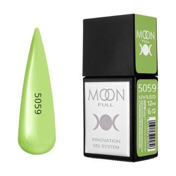 Гель-лак MOON FULL Amazing Color Gel polish №5059 трав'яний, 12 мл AMFC5059 фото