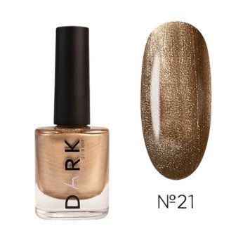 Краска-лак для стемпинга DARK Stamping Polish №21 белое золото металлик STICKY, 10 мл DS2110 фото