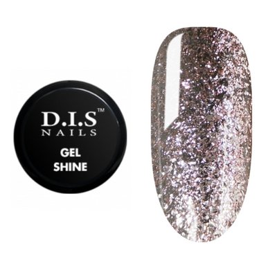 Декоративний гель D.I.S Nails Gel Shine 04 Rose Gold 5 мл GDISS04 фото