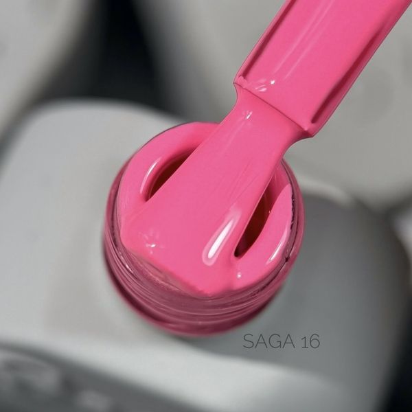 Гель-лак SAGA Professional Colorist 016 неоновый розовый, 10 мл SGC016 фото