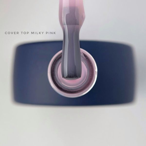Топ без липкого шару TOUCH Cover Top Milky Pink молочно-рожевий, 13 мл TCT08 фото