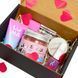 Набір у подарунковому пакуванні Care&Love Box: скраб, крем для рук, олійка, спа-свічка, вітамінний комплекс для нігтів PB01 фото 2