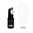 Однофазний гель-лак Edlen One step gel polish 01, білий, 9 мл EDOS01 фото