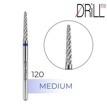 Фреза твердосплавна DRILL ME №120 Голка 2.3 мм, синя насічка DRILLME120 фото
