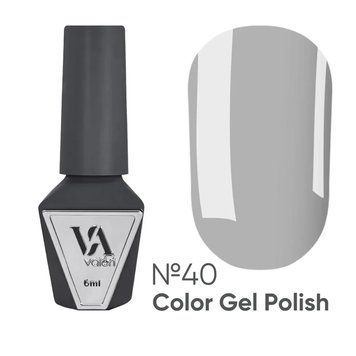 Гель-лак Valeri Color №40 светлый серый, 6 мл GVA40 фото