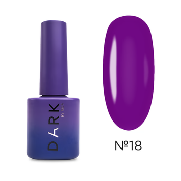 Гель-лак Dark Gel Polish №18 електричний фіолетовий, 6 мл DGP1806 фото