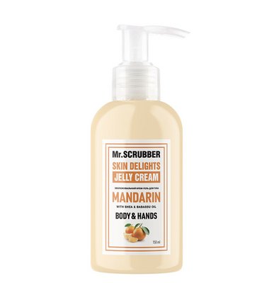 Крем-гель для тіла і рук SKIN DELIGHTS Mandarin Mr.SCRUBBER 150 мл KOSMR14 фото