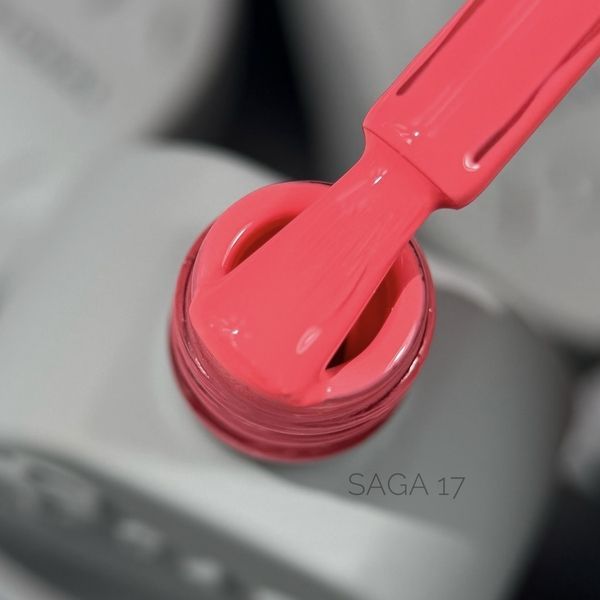 Гель-лак SAGA Professional Colorist 017 неоновый коралловый, 10 мл SGC017 фото