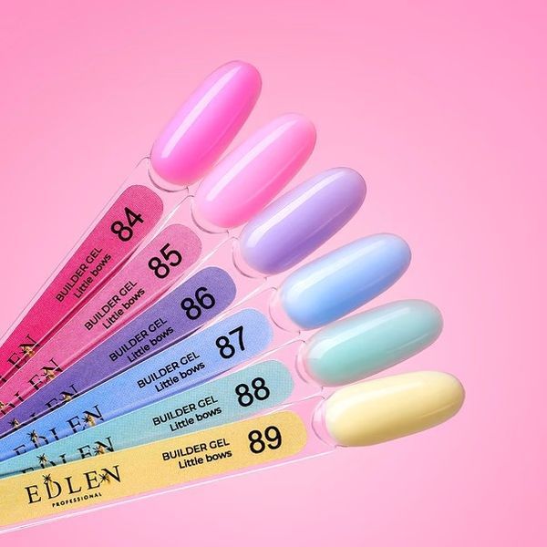 Гель для нарощування Edlen Builder Gel Little Bows 85, 15 мл GEDB1585 фото