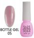 Рідкий гель Bottle gel Toki Toki 05, 5 мл, рожевий із шиммером LATT05 фото
