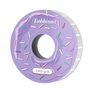 Запасний блок файл-стрічки клейкий, білий Bobbinail для пластикової котушки STALEKS PRO, 240 грит SFOB07 фото