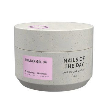 Гель для нарощування NAILSOFTHEDAY Builder Gel 04 яскраво-рожевий, 15 мл NDBG004 фото