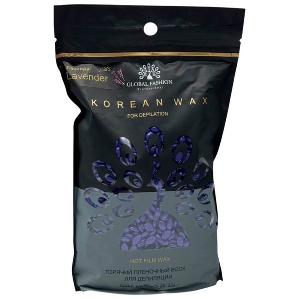 Віск для депіляції в гранулах GLOBAL FASHION Korean Wax в асортименті, 500 г GFKW500 фото