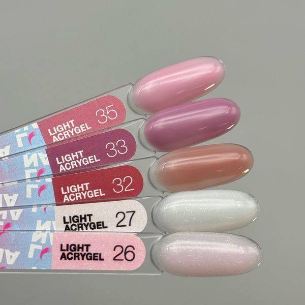 Набор жидких гелей LUNA Moon Light Acrygel, 13 мл NBLM22 фото
