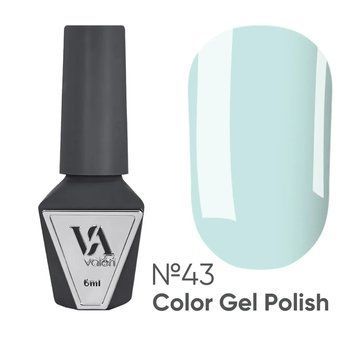 Гель-лак Valeri Color No43 серо-голубой, 6 мл GVA43 фото