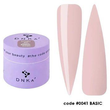 Гель DNKa' Builder Gel Basic 0041, пудрово-рожевий 30 мл PD0041B фото