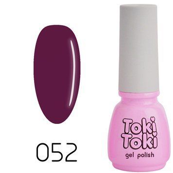 Гель-лак Toki Toki 052, 5 мл, буряковий TT052 фото