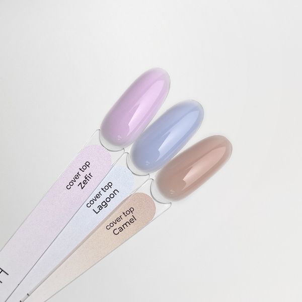Топ без липкого шару TOUCH Cover Top Zefir рожево-ліловий, 13 мл TCT12 фото