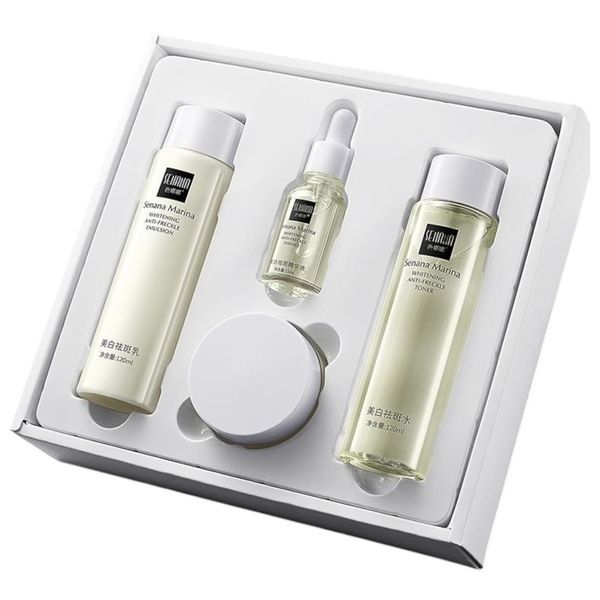 Набор 4в1 SENANA MARINA Whitening Anti-Freckle отбеливающий от веснушек и пигментных пятен KOSMR47 фото