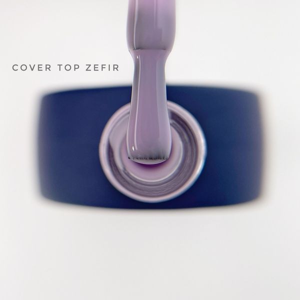 Топ без липкого шару TOUCH Cover Top Zefir рожево-ліловий, 13 мл TCT12 фото