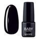 Гель-лак BABY MOON Midnight Gel polish, №07 чорний, 6 мл