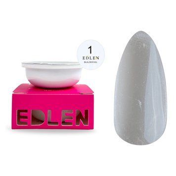 Змінний картридж (рефіл) Edlen Builder gel №1, прозорий, 50 мл REFEDB0150 фото